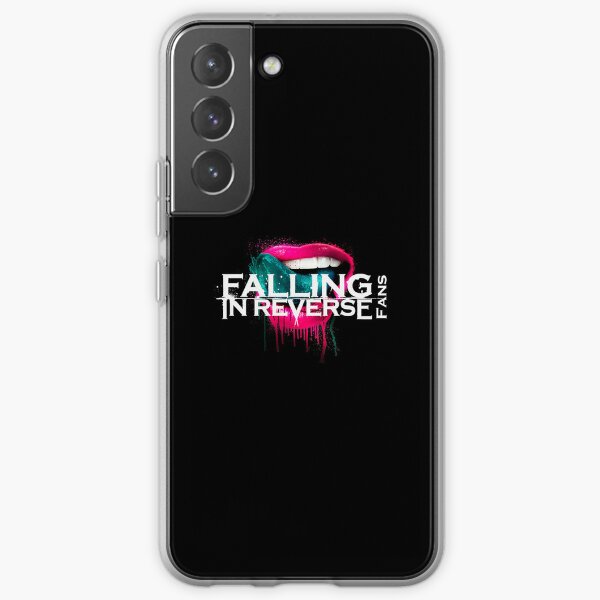 best white falling in reverse logo Samsung Galaxy Soft Case RB3107 product Offical falling in reverse Merch