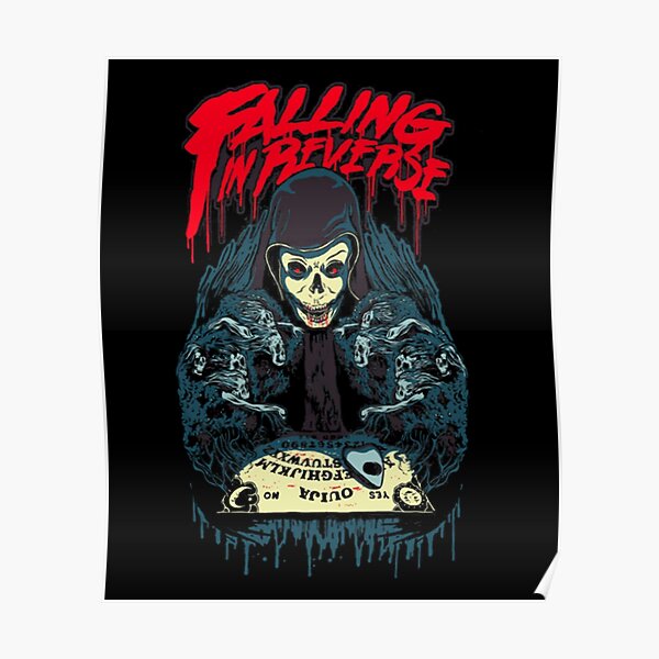 Falling In Reverse T-Shirtplay musics falling in reverse drugs lyrics gift for fans and lovers T-Shirt_by LolitaGad_ Poster RB3107 product Offical falling in reverse Merch