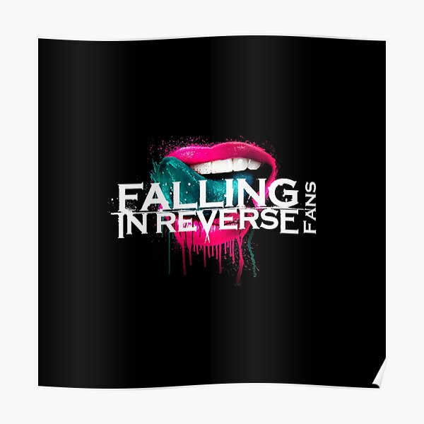 best white falling in reverse logo Poster RB3107 product Offical falling in reverse Merch