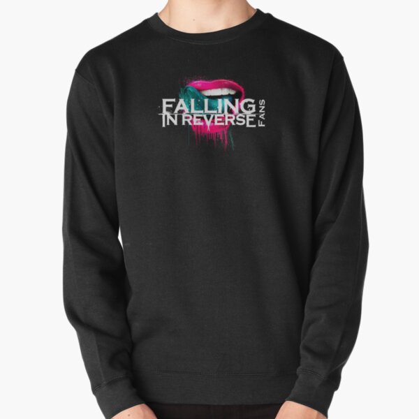 best white falling in reverse logo Pullover Sweatshirt RB3107 product Offical falling in reverse Merch
