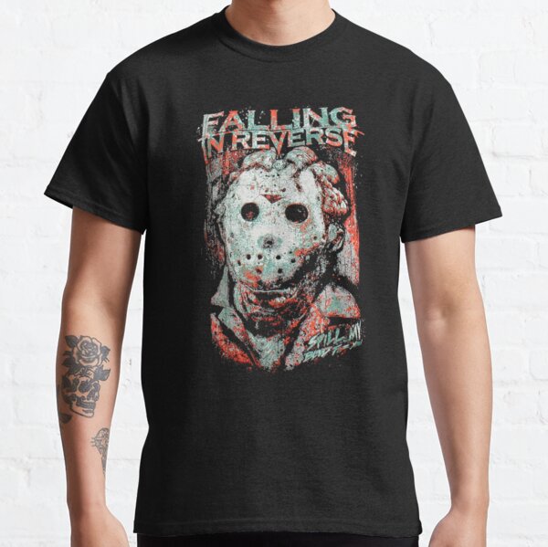 facemask falling in reverse gift for fans and lovers shirt   Classic T-Shirt RB3107 product Offical falling in reverse Merch