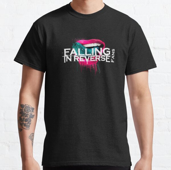 best white falling in reverse logo Classic T-Shirt RB3107 product Offical falling in reverse Merch