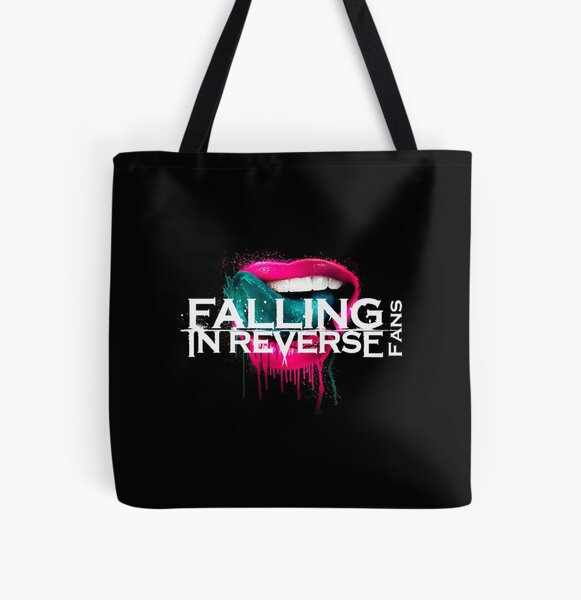 best white falling in reverse logo All Over Print Tote Bag RB3107 product Offical falling in reverse Merch