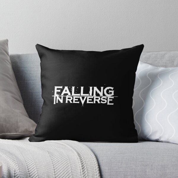 white falling in reverse logo Throw Pillow RB3107 product Offical falling in reverse Merch