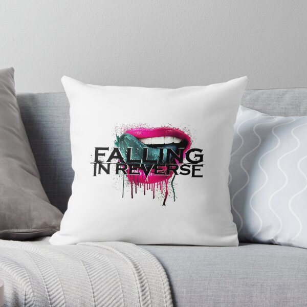 best black falling in reverse logo Throw Pillow RB3107 product Offical falling in reverse Merch