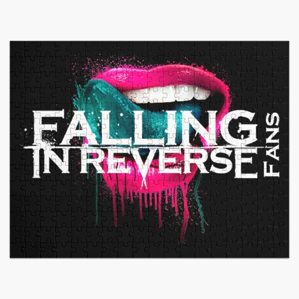 best white falling in reverse logo Jigsaw Puzzle RB3107 product Offical falling in reverse Merch