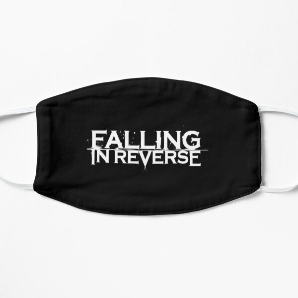 white falling in reverse logo Flat Mask RB3107 product Offical falling in reverse Merch